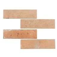 Revestimento de Parede Tijolinho Bold Natural 7x26cm Georgian Red 0,92m² Portobello