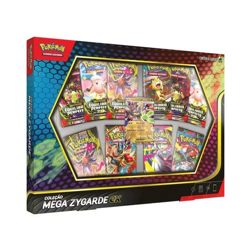 Jogo De Cartas - Pokémon - ME04 - Box - Coleção Mega Zygarde EX - Copag