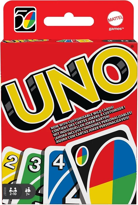 Kit De Cartas UNO Clássico Mattel Com 108 Cartas 7 Anos Ou Mai