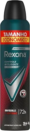 Rexona Antitranspirante Masculino Aerossol Antibacterial e Invisible 250 ML, Leve Mais Pague Menos, Embalagem Pode Variar