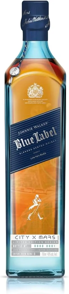 Whisky Escocês Blue Label Johnnie Walker Mars Garrafa 750ml