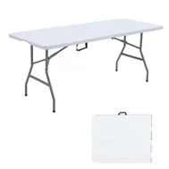 Mesa Retangular Dobrável 180X74X74Cm Coisas E Coisinhas