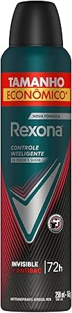 Rexona Antitranspirante Masculino Aerossol Antibacterial e Invisible 250 ML, Leve Mais Pague Menos, Embalagem Pode Variar