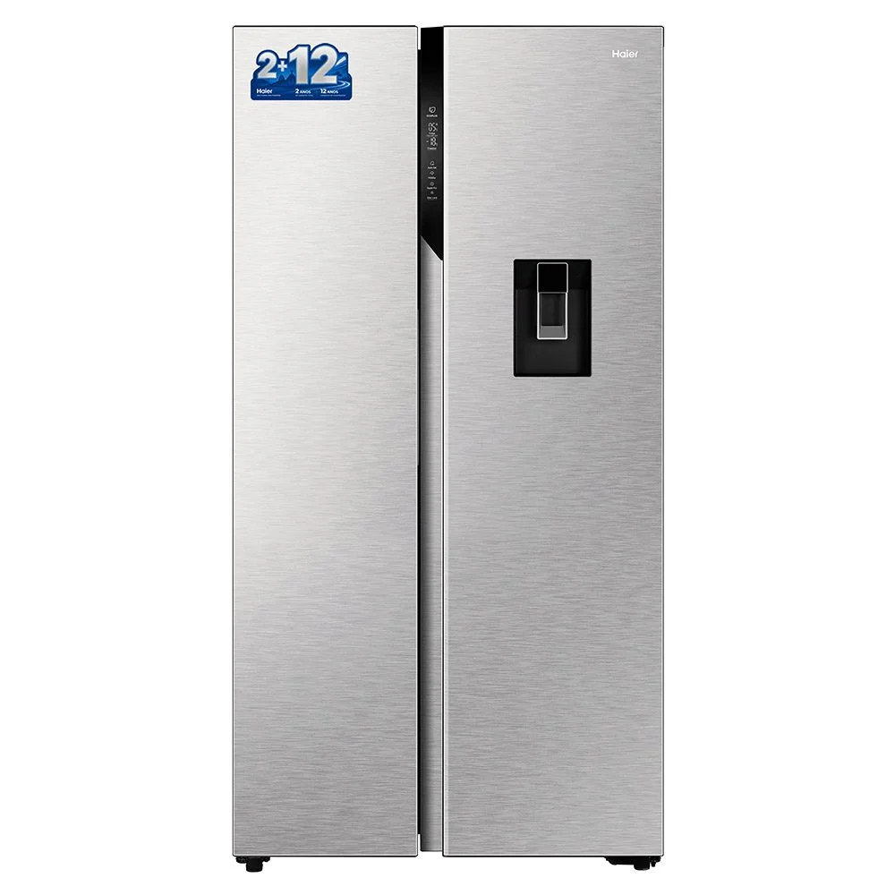 Refrigerador Side by Side Haier 523 Litros, Multi Air Flow, Duplo Inverter, Inox - HSS541