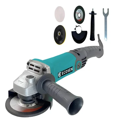 110v Lixadeira Esmerilhadeira Angular 125mm 1150w Profission Azul-celeste 110v