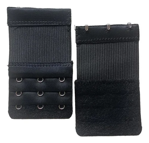 2 Extensor De Sutiã Soutien Com Elástico 3 Gancho 3 Niveis