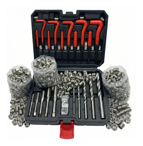 241pçs Jogo Abridor De Reparo Kit Rosca Postiça M5-m12 Vermelho