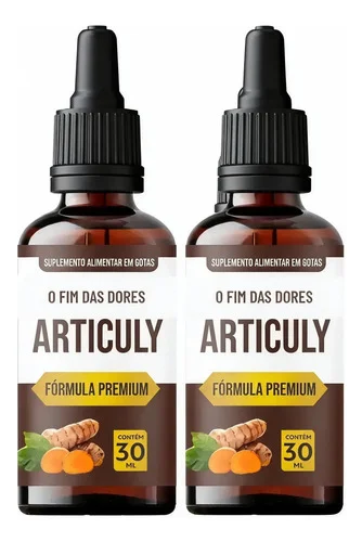 2x Articuly 30ml Fórmula Premium Alívio Rigidez E Inchaço Sem Sabor