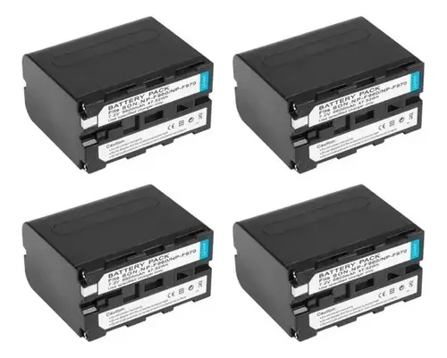 4bateria Np-f970 Para Iluminadores De Led (nfe) F970 970