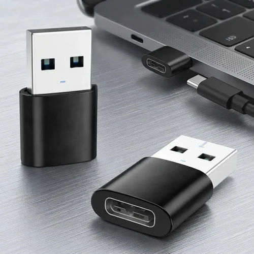 Adaptador Usb C 3.1 Fêmea Para Usb A 3.0 Conversor Type C Otg Alta Velocidade Compatível Celular Notebook Tablet Conector Reforçado Audiophile