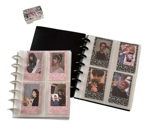 Álbum De Fotos Fotocard Binder Com 80 Bolsos De 3 Polegadas Branco