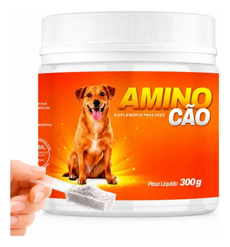 Aminocão Suplemento Vitamínico Em Pó Para Cães 300g