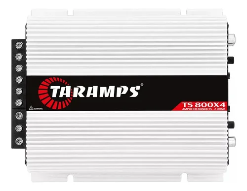 Amplificador Taramps Ts800 800w Rms 4 Canais 2 Ohms Branco