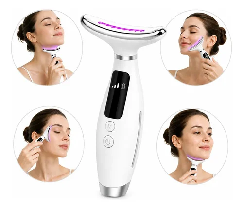Aparelho Massageador Facial Pescoço Efeito Lifting Aleatório Bivolt