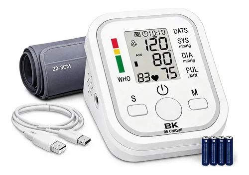 Aparelho Medidor De Pressão Arteria Digital Automático Braço Branco