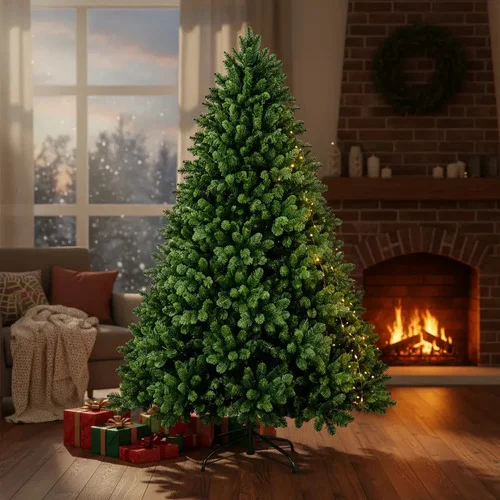 Árvore De Natal 2,10m Verde Tradicional 1800 Galhos Pinheiro Verde