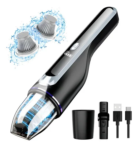 Aspirador Portátil Sem Fio para Carro Drecell de 80W com Motor sem Escova e Filtro HEPA