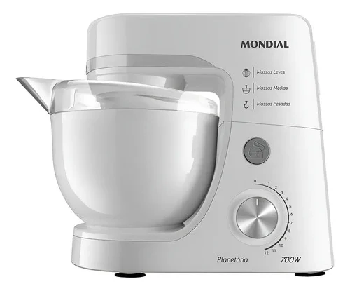 Batedeira Planetária Mondial 700W BP-03-W