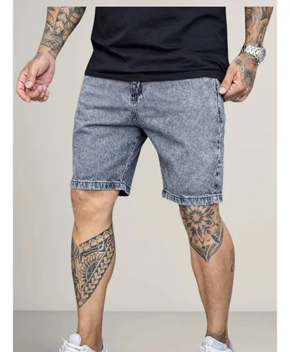 Bermuda Jeans Masculina Jogador Estiloso Shorts Premium