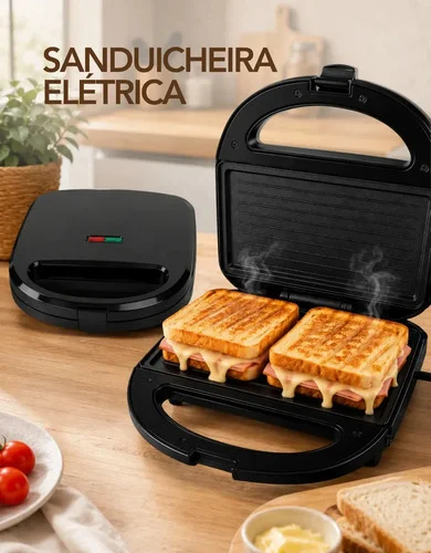 BETOLAR Sanduicheira 2 em 1 BTL1204 - Preto