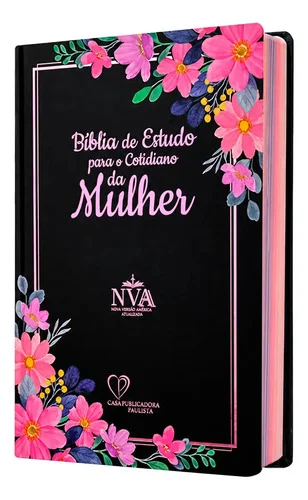 Biblia De Estudo Para O Cotidiano Da Mulher Nva Capa Dura - Preta, De João Ferreira De Almeida, Vol. Único. Editora Casa Publicadora Paulista, Capa Dura (2025)