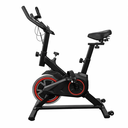 Bicicleta Ergométrica Spinning Indoor FITNESS – PRETA E VERMELHA
