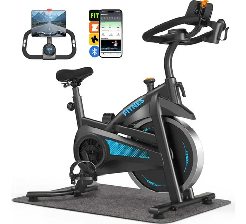 Bicicleta Ergométrica Spinning Rmira Com Bluetooth, Inércia 12kg e Suporte 150kg