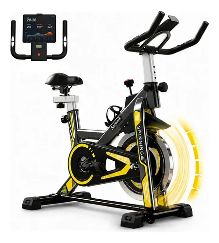 Bicicleta Spinning Romantic Crown Preto Roda Inércia 13kg