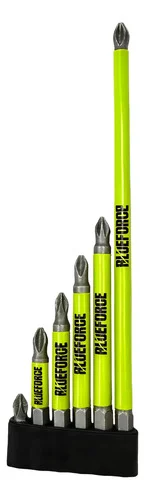 Bits Magnético Ponteira Philips Parafusadeira Ph2 Jogo 6 Pcs