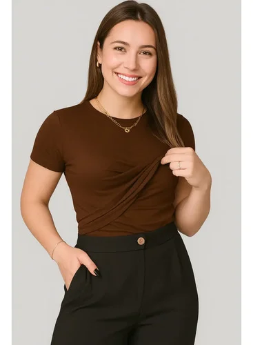 Blusa Amamentação Premium Camiseta T-shirt Blusinha Full