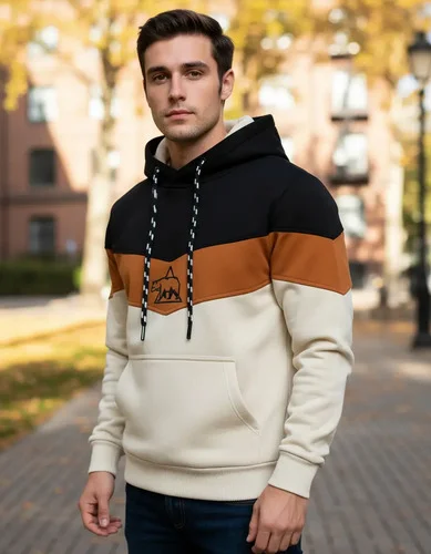 Blusa De Moletom Tricolor Casaco Masculino Manfinity Frio