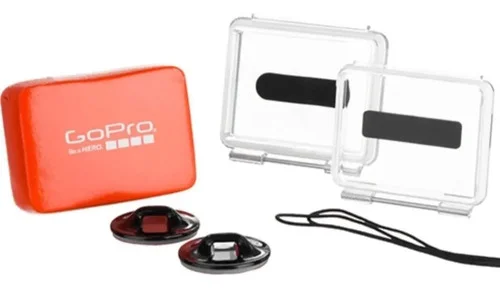 Boia Flutuante GoPro para Câmera Hero Laranja com Adesivos 3M