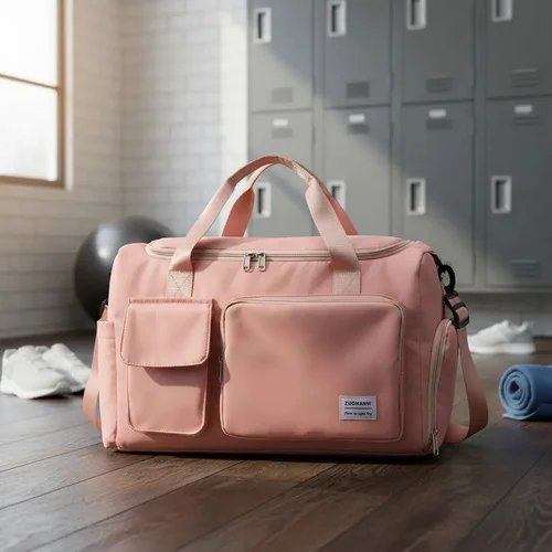 Bolsa De Mão Mala Para Viagem 10kg Feminina  Academia Tenis Rosa Liso