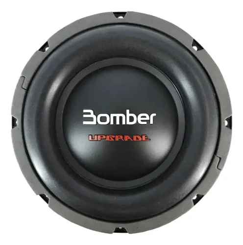 Bomber Upgrade 8pol Alto Falante Subwoofer 400 Wrms 4 Ohms Cor Preto