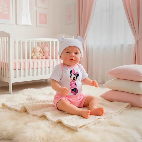 Boneca Reborn Realista Menina Mary Silicone Envio Imediato