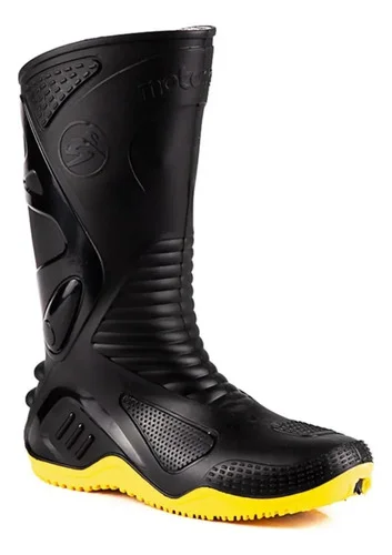 Bota Impermeavel Moto Galocha Cano Alto Motocross Motosafe