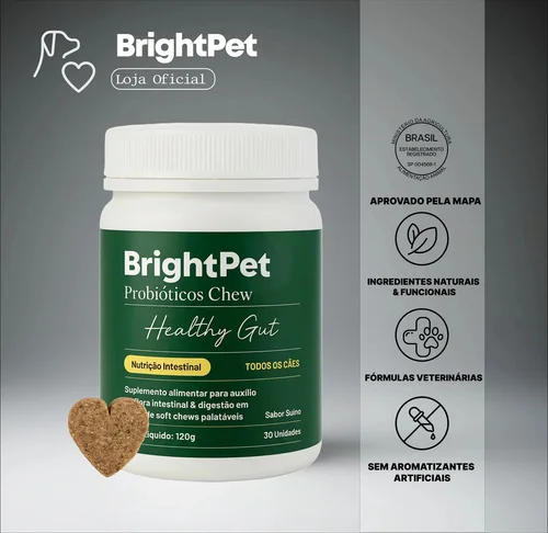 Brightpet Probióticos Para Cães: Flora Intestinal E Digestão