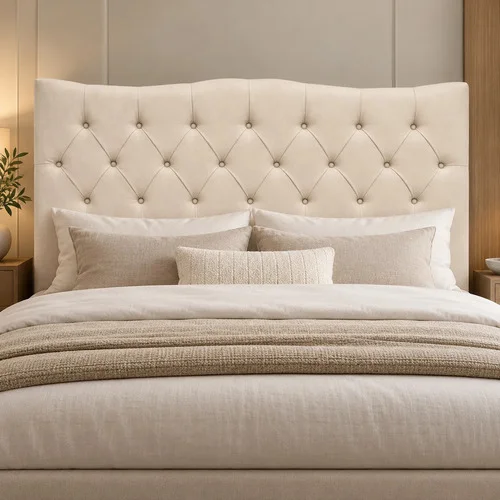 Cabeceira Casal 1,40  Com Fixador Cama Box Estofados Quarto