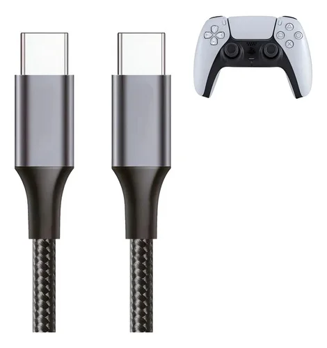 Cabo Carregador Usb-c Para Controle Ps5 E Ps5 Pro 2 Metros