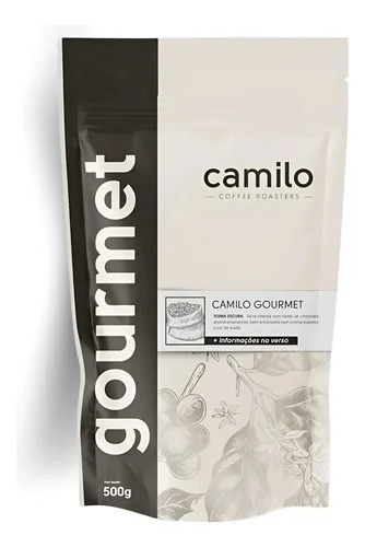 Café Camilo Gourmet 500g Torrado E Moido 100% Arábica Média Fina - Filtro.