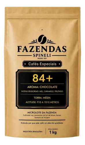 Café Especial 100% Arábica Torrado Em Grãos 1 Kg Spineli