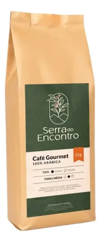Café Gourmet 100% Arábica Serra Do Encontro 1kg Em Grãos