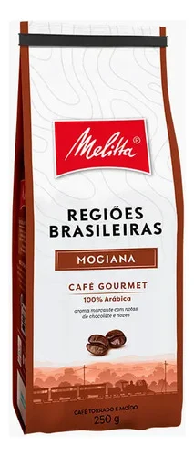 Café Torrado Moído Mogiana Melitta Regiões Brasileiras 250g