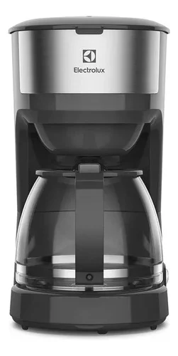 Cafeteira Elétrica Ecm20 30 Xícaras Efficient Função Manter Aquecido Cor Inox Preta Electrolux