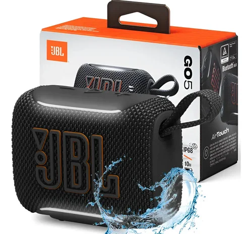 Caixa Som Jbl Go 5 Bluetooth Portátil Original Prova D'água Preto 5v