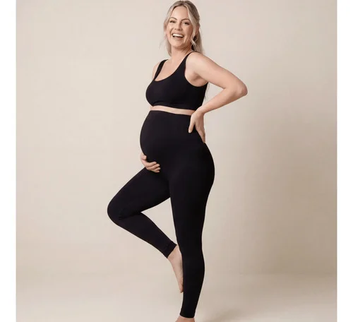 Calça Legging Gestante Trifil Sem Costura Cintura Alta