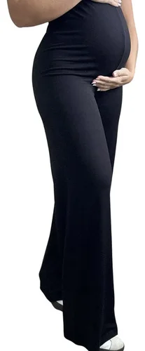 Calça Pantalona Feminina Gestante Confortável Premium