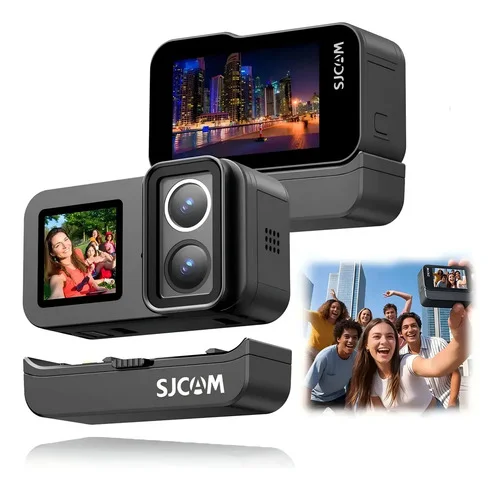 Câmera De Ação Sjcam Sj20 4k 20mp Dual À Prova D'água Wi-fi