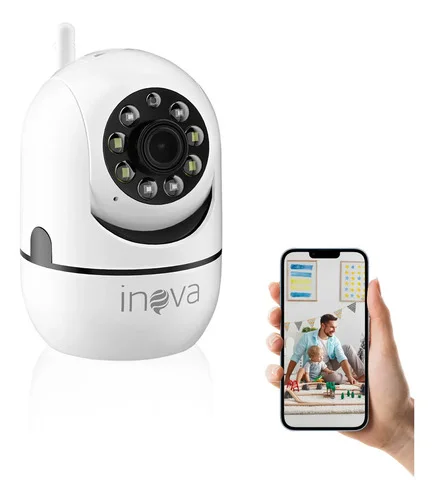 Câmera de Segurança Inova Domo Full HD 1080p com Visão Noturna e Áudio Bidirecional