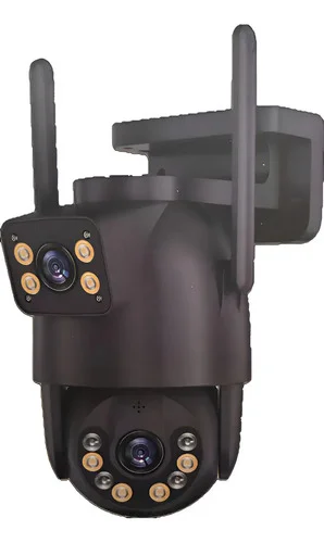 Câmera Segurança Jortan Lente Dupla Wi-Fi IP66 PTZ Full HD 1080p